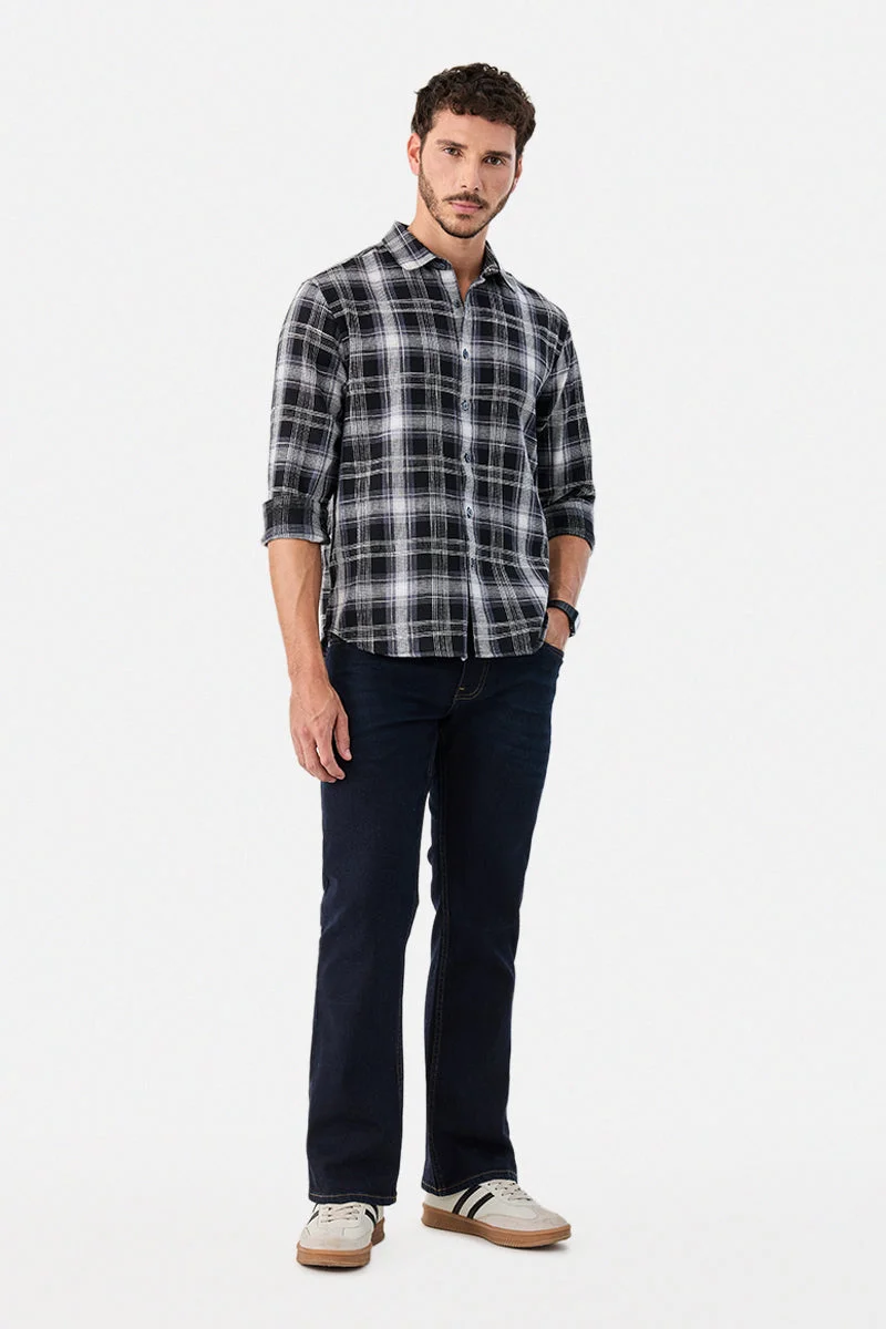 سنيتش Regular Fit Checks Shirt